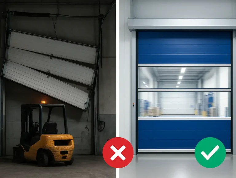 high cycle commercial garage doors photo