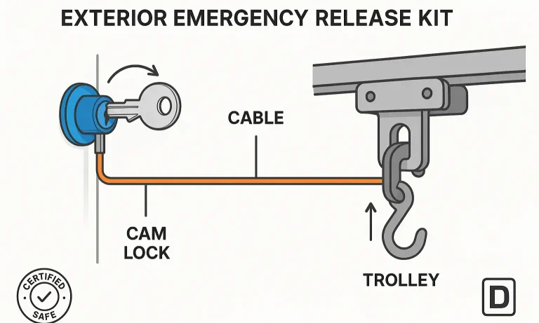 How an Exterior Emergency Release Kit Works