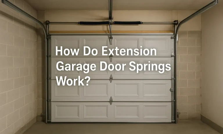 How Do Extension Garage Door Springs Work