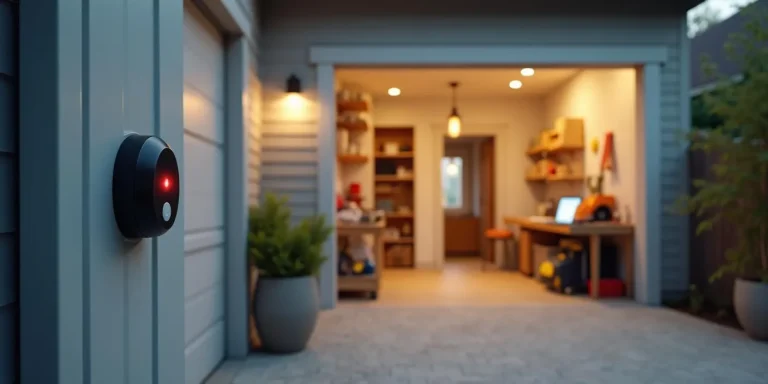 How do garage safety sensors work?
