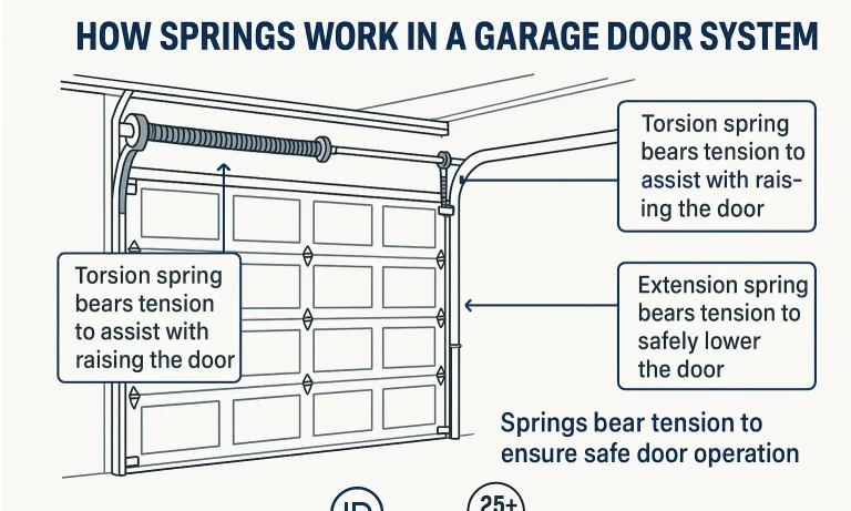 How Garage Door Springs Support Smooth Performance