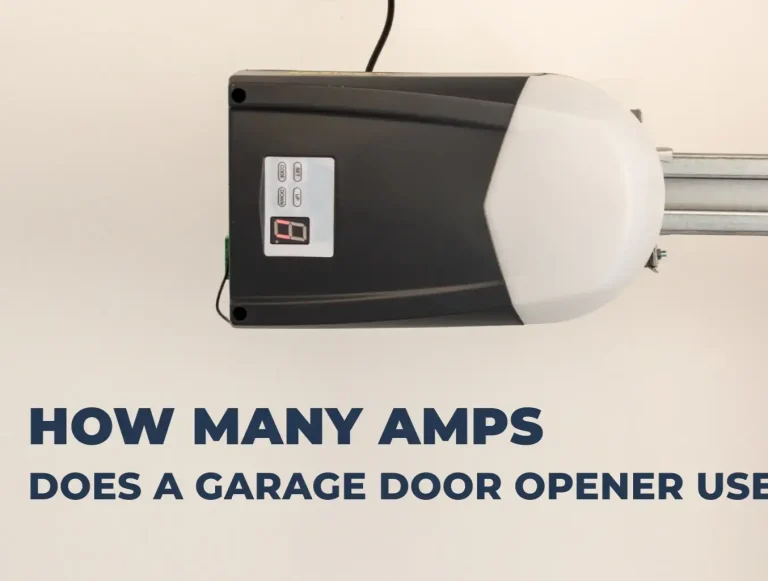 how many amps does a garage door opener use power requirements explained photo