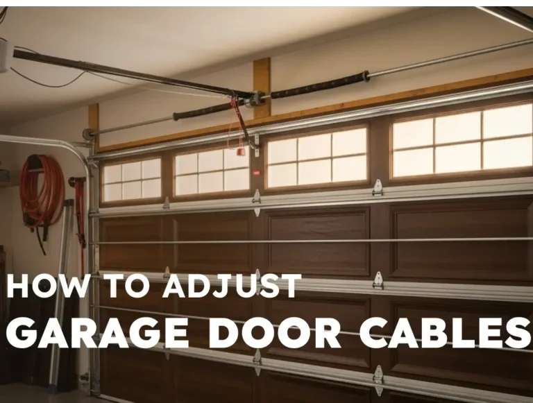 how to adjust garage door cables checks and when to call a pro photo