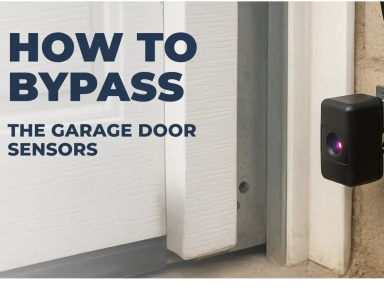 how to bypass the garage door sensors causes and fixes photo