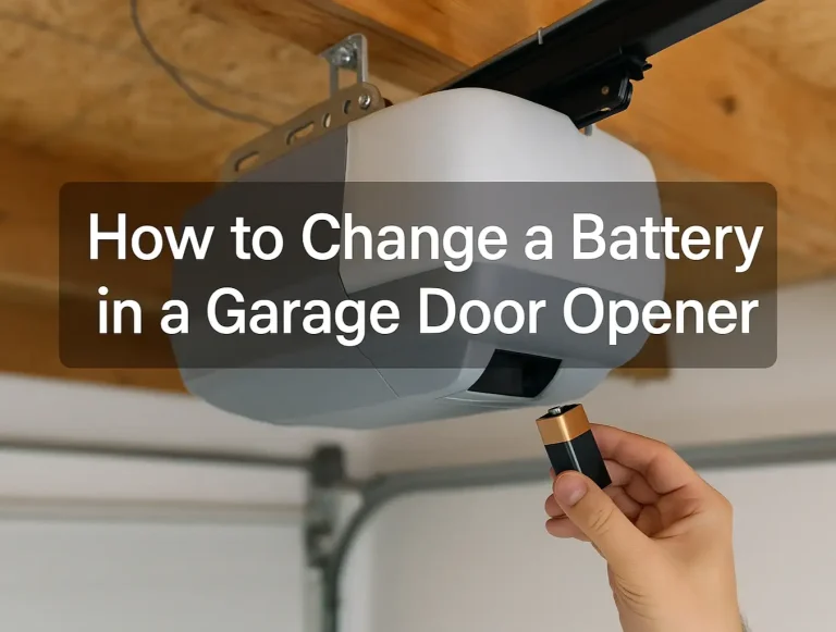 how to change a battery in a garage door opener quick and easy guide photo