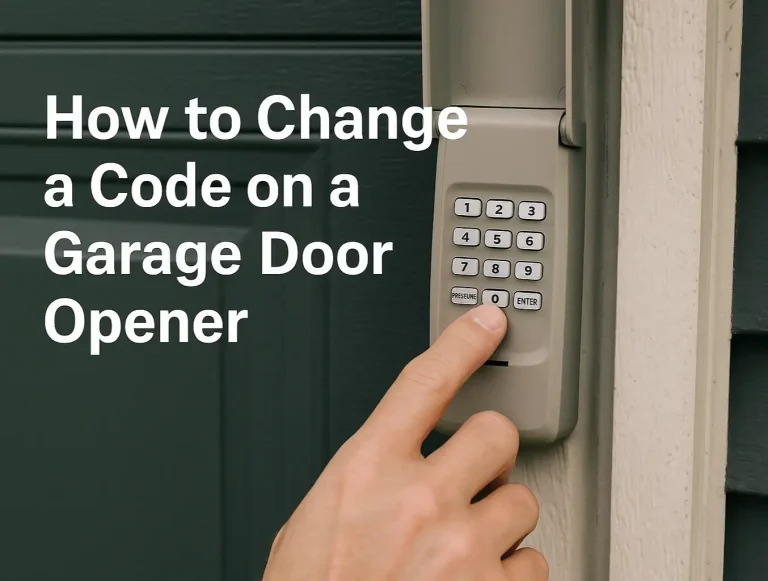 how to change a code on a garage door opener secure your access fast photo