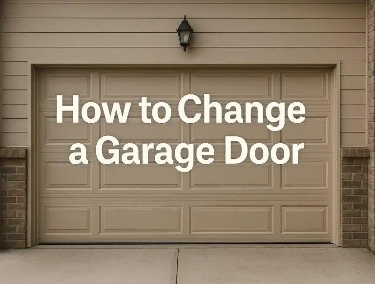 how to change a garage door step by step guide and tips photo