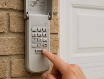 how to change battery in garage door opener keypad photo