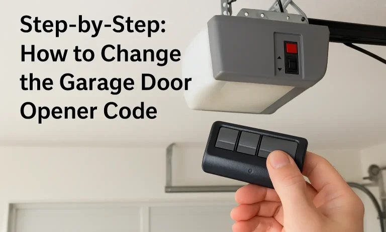 How to Change the Garage Door Opener Code