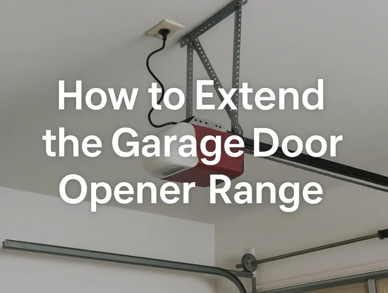 how to extend the garage door opener range tips to boost the remote signal photo