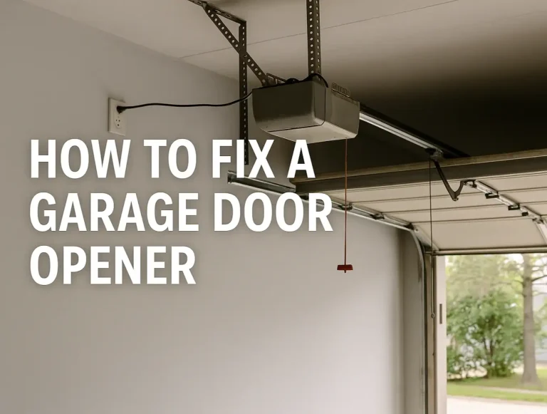 how to fix a garage door opener simple solutions for common issues photo