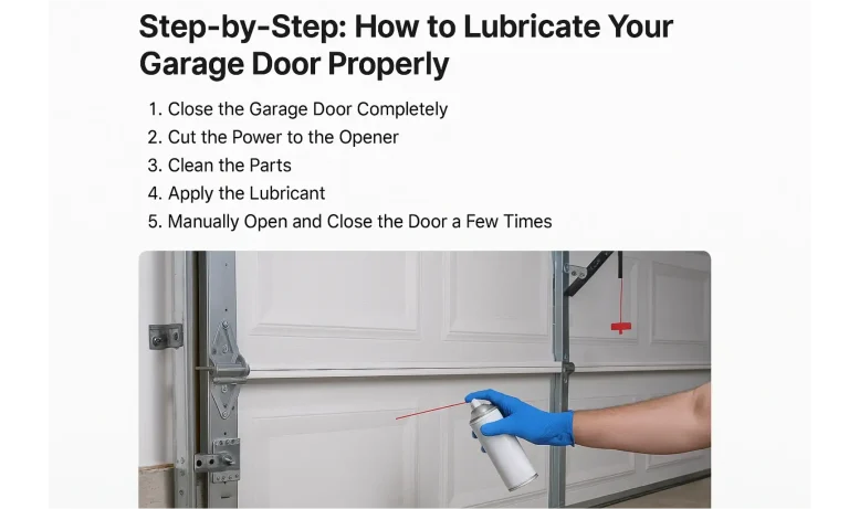 How to Lubricate Your Garage Door Properly