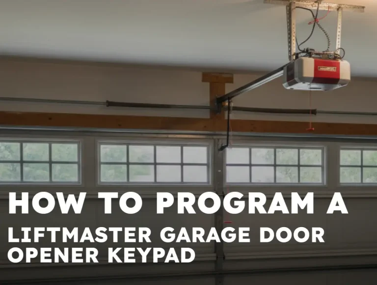 how to program a liftmaster garage door opener keypad photo
