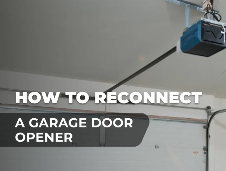 how to reconnect a garage door opener quick steps after manual release photo