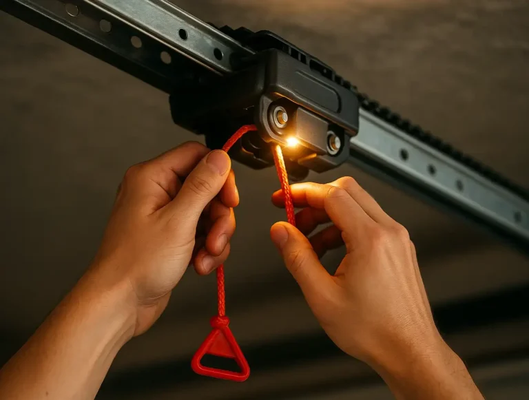 reengage garage door opener power outage photo