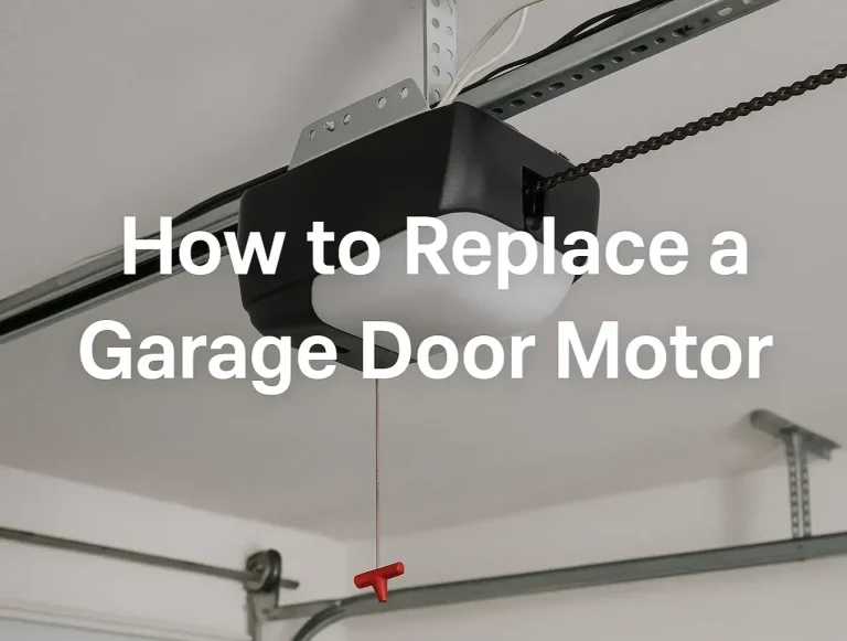 how to replace a garage door motor safety guide from a pro photo