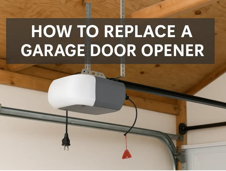 how to replace a garage door opener complete diy guide for homeowners photo