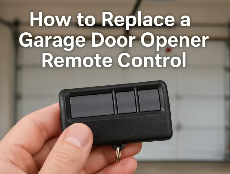 how to replace a garage door opener remote control a quick diy guide photo