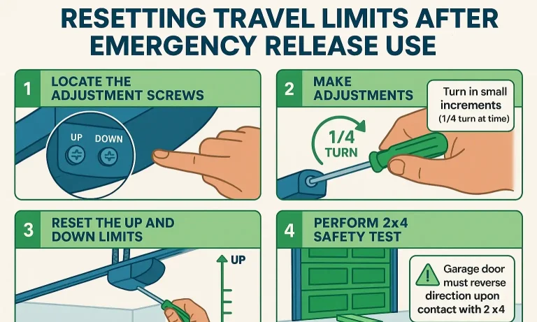 How to Reprogram Travel Limits After Emergency Release