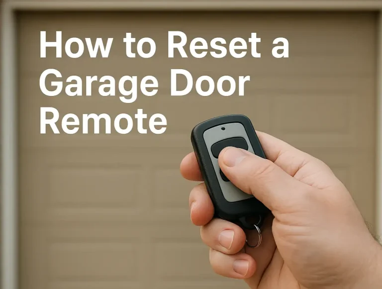how to reset a garage door remote quick and easy guide photo