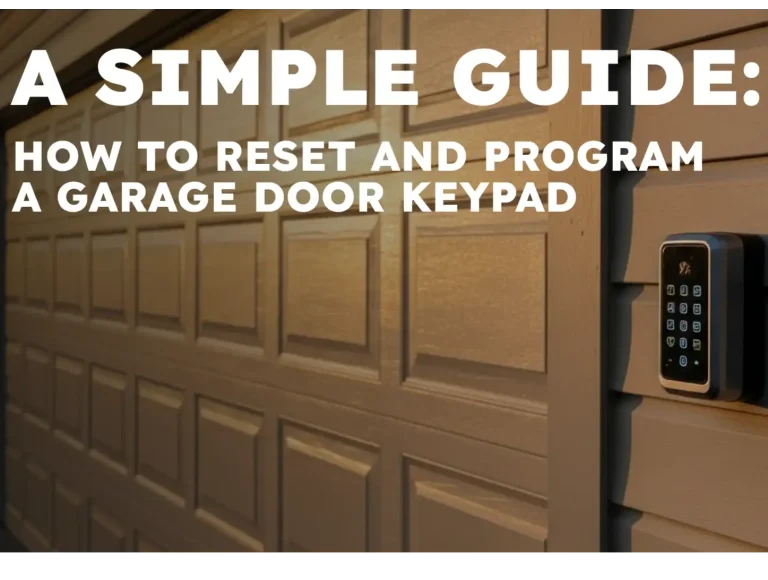 a simple guide how to reset and program a garage door keypad photo