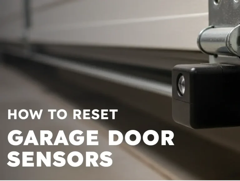 how to reset garage door sensors safe diy methods photo