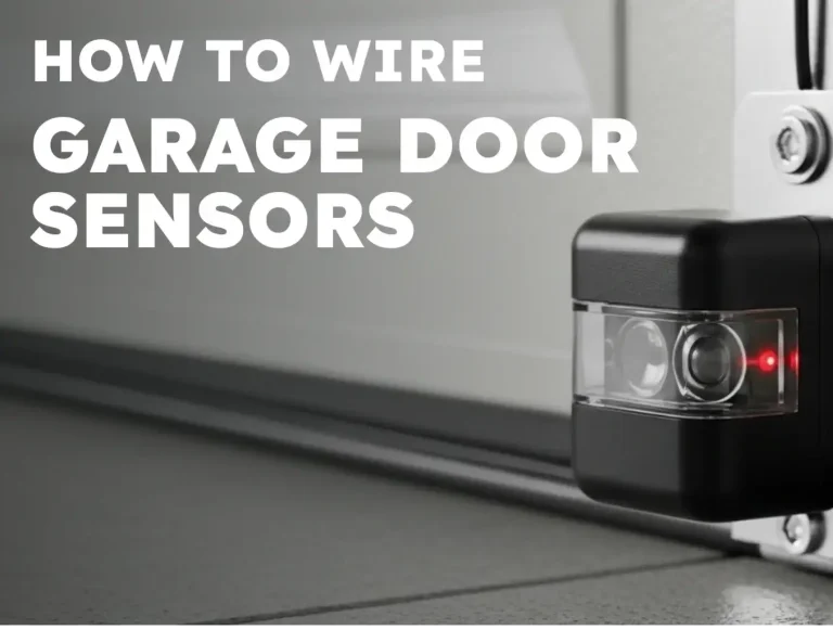how to wire garage door sensors wiring guide for safety photo