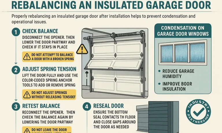 Image showing door rebalancing and window condensation concerns