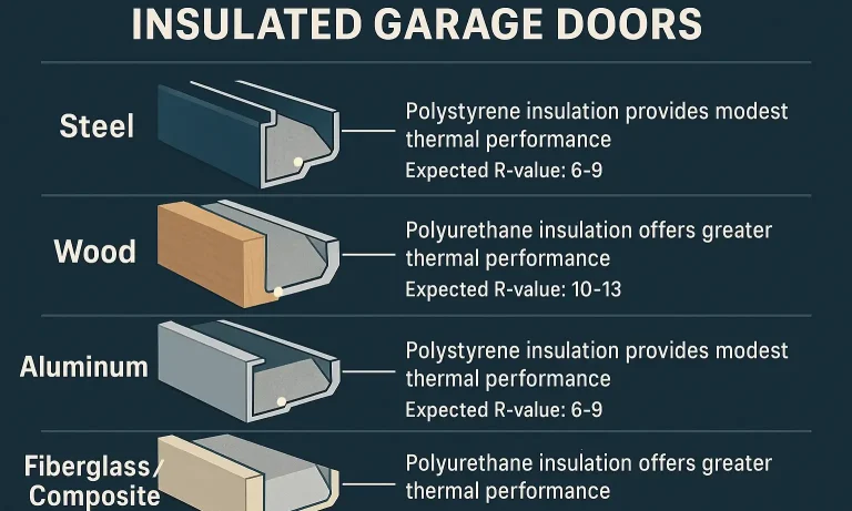 Inside Insulated Garage Doors: Layer-by-Layer Comparison