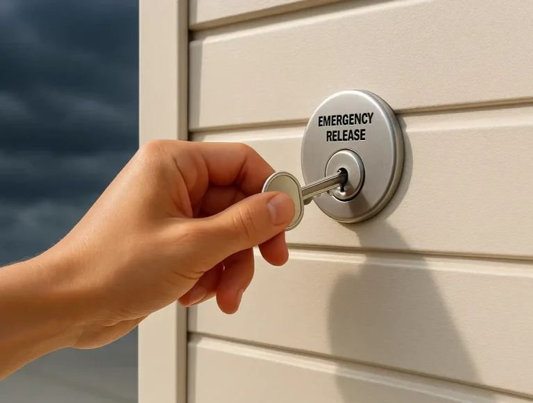 install exterior emergency release photo