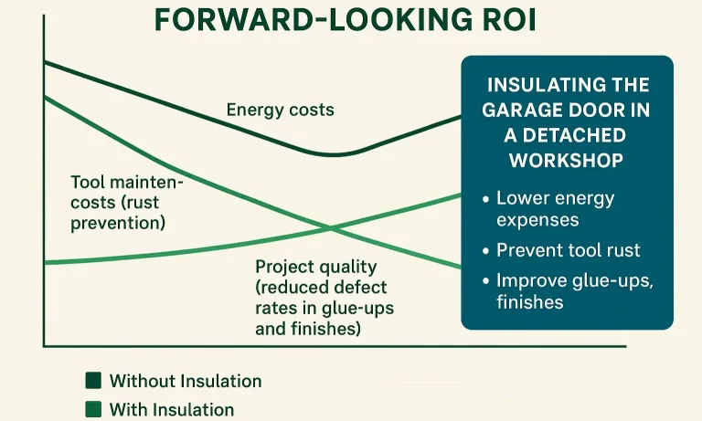 Insulated garage door ROI: energy, tools, and project savings