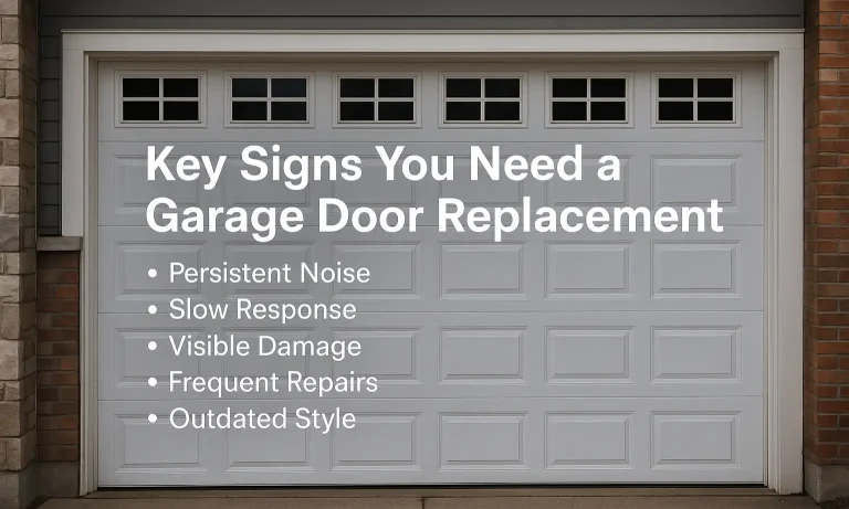 Key Signs You Need a Garage Door Replacement