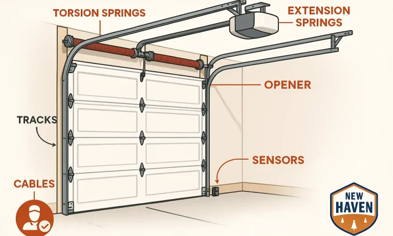 Know your door: Understanding each part helps you identify issues quickly and communicate with confidence.