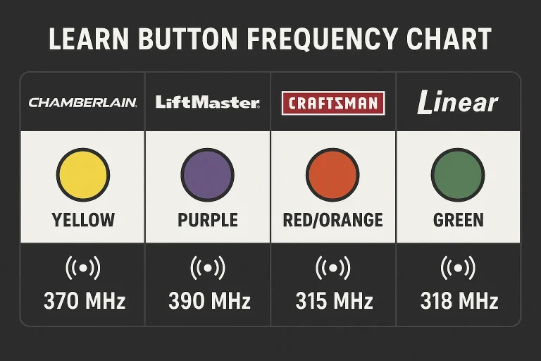 Learn Button Color Chart