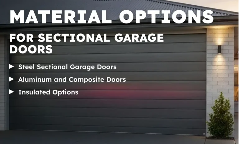 Material Options for Sectional Garage Doors