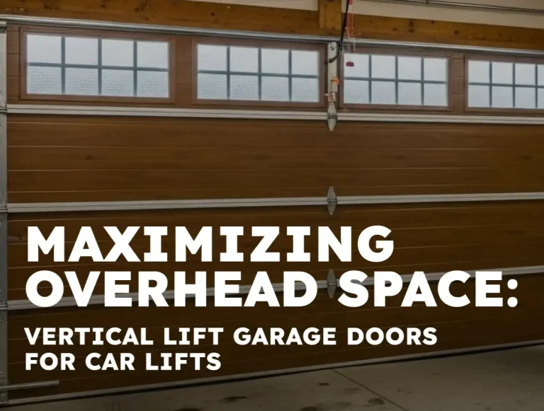 vertical lift garage doors photo