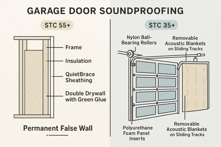 Operational vs Framed-over Door Solutions
