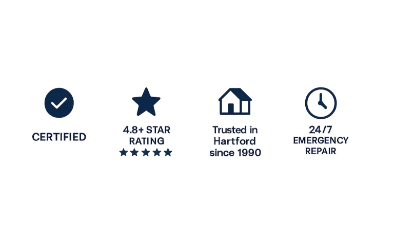 Our trusted certifications, top ratings, and local service history provide peace of mind during your garage door evaluation process.