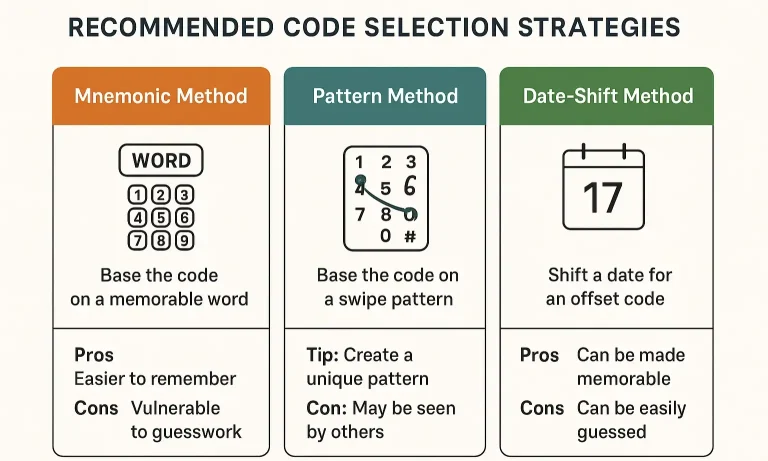 Pick a strong, memorable garage door code with proven methods