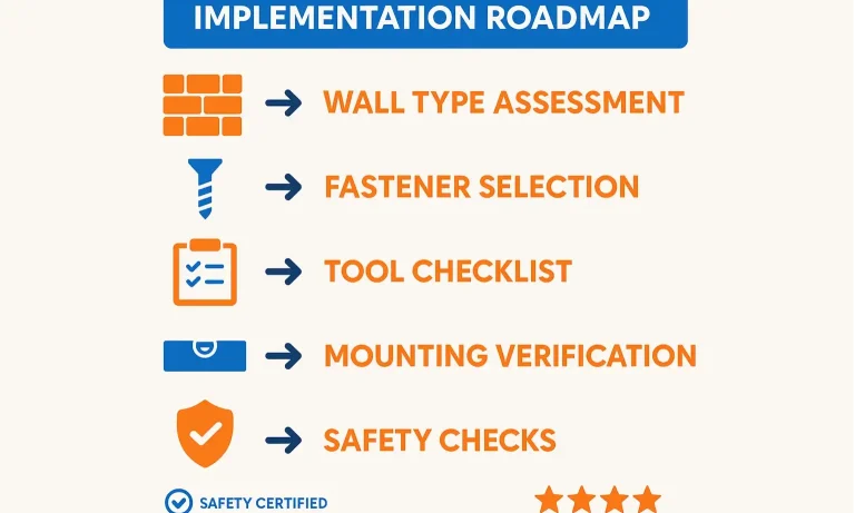Pre-installation checklist for mounting garage door tracks