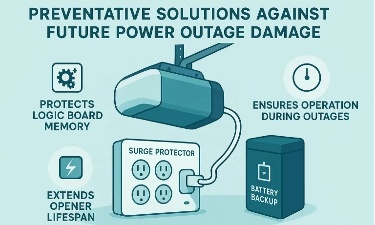 Prevent Power Damage to Your Garage Door Opener