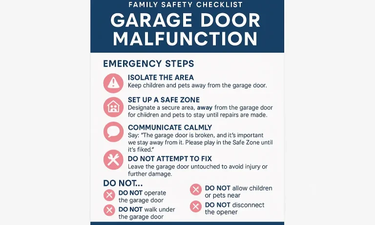 Protecting Children and Pets During Garage Door Failures