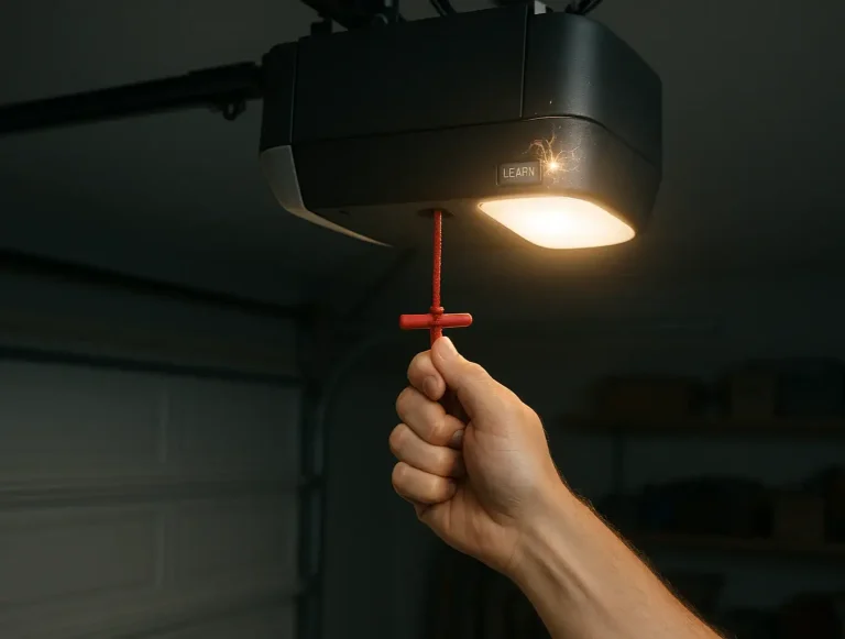 reset garage door opener after outage photo
