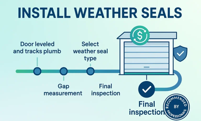 Roadmap to choose and install the right garage door seal
