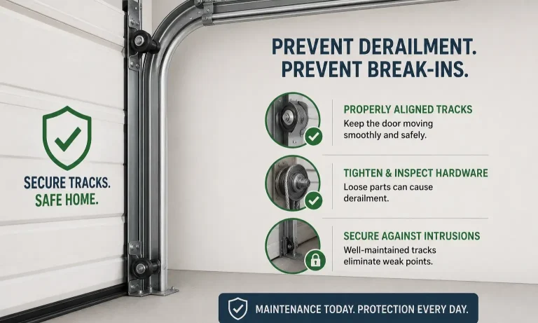 Routine maintenance steps with industry-best practices to keep your garage door secure and prevent costly derailment and break-in opportunities.
