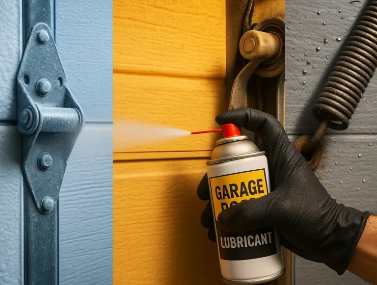 seasonal garage door lubrication photo