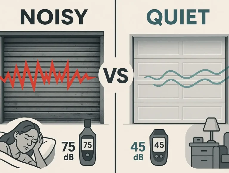quiet garage doors compared photo