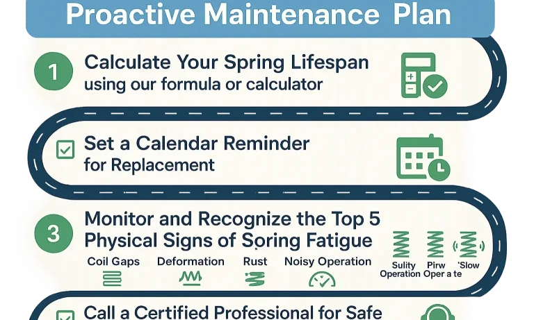 Simple roadmap for maintaining garage door springs to reduce breakage and unexpected repair costs.