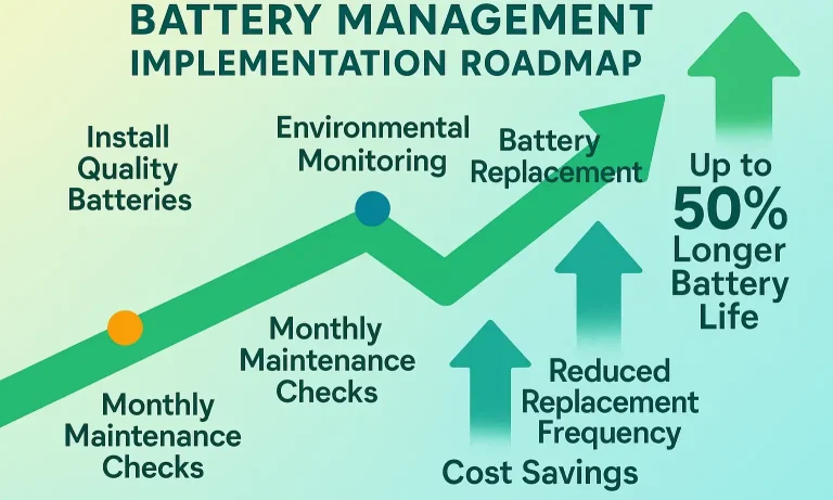 Smart battery plan for longer garage keypad performance