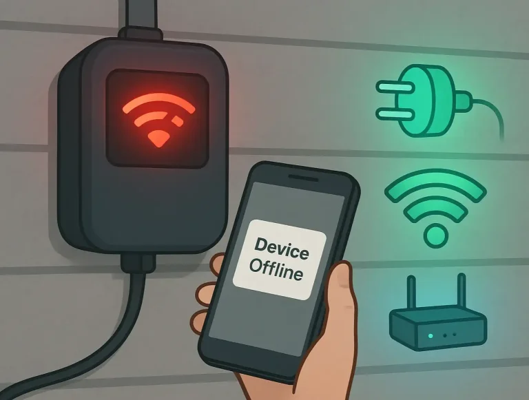 troubleshoot smart garage door connection photo